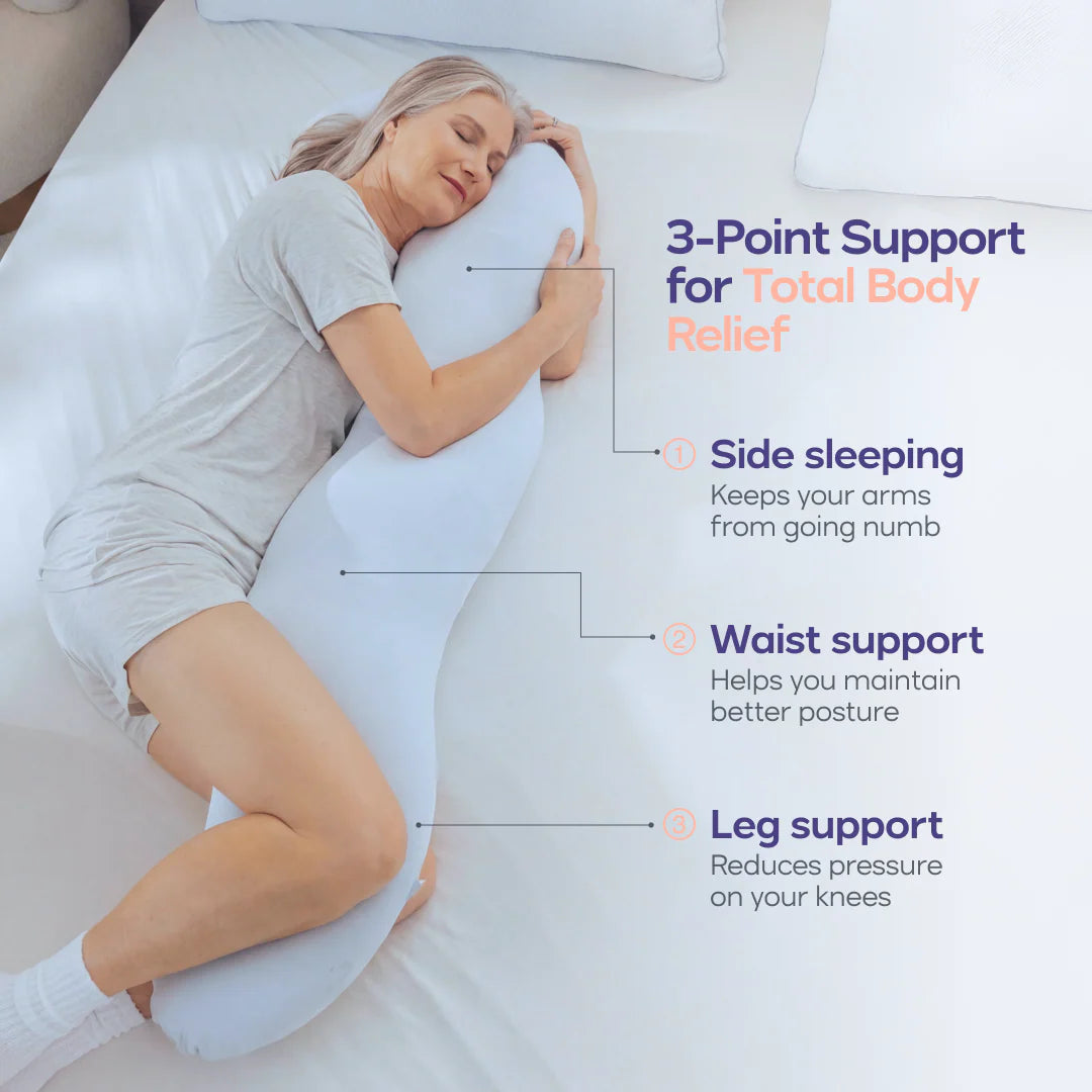 Wave Curve Side Sleeper Pillow