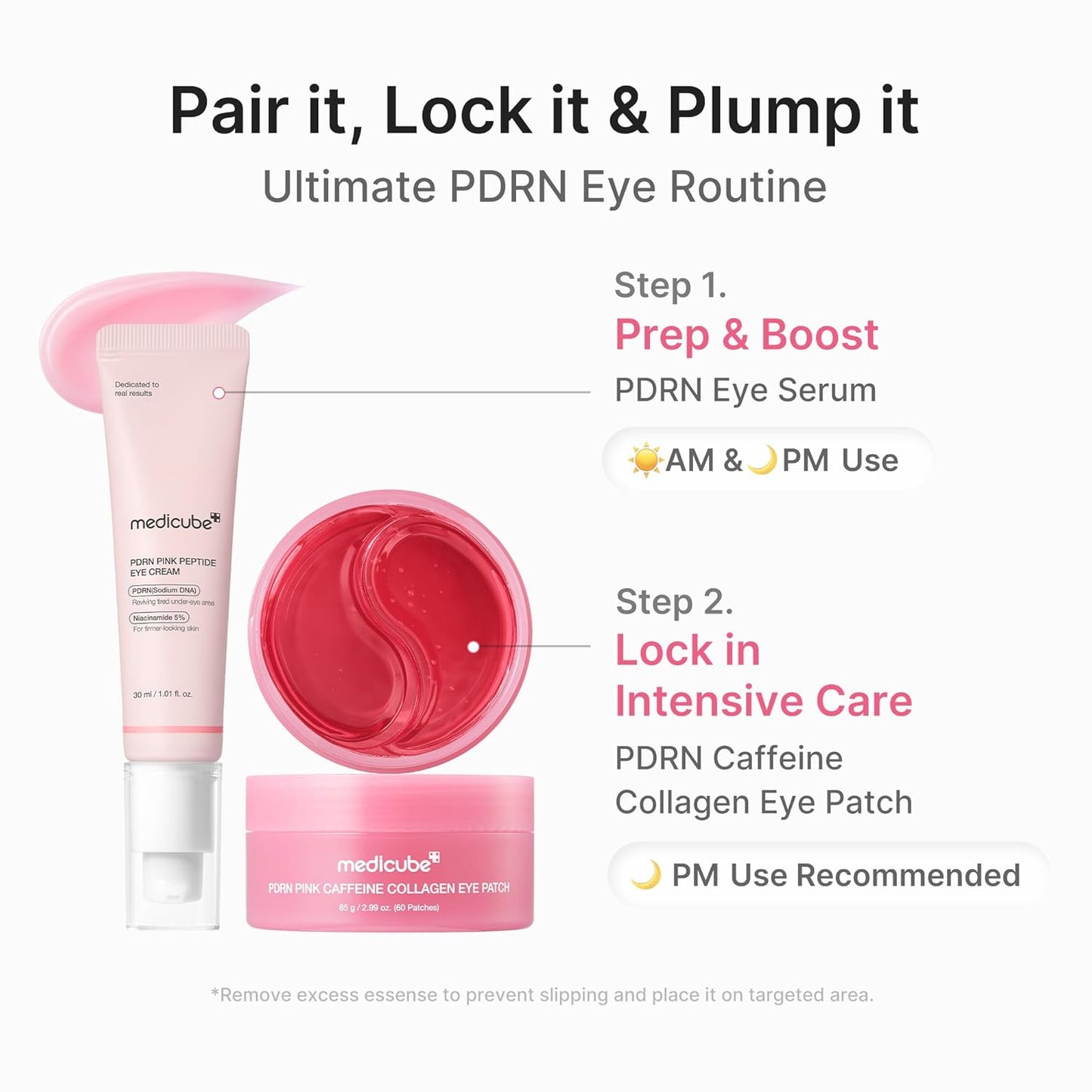 PDRN Pink Caffeine Collagen Eye Patch