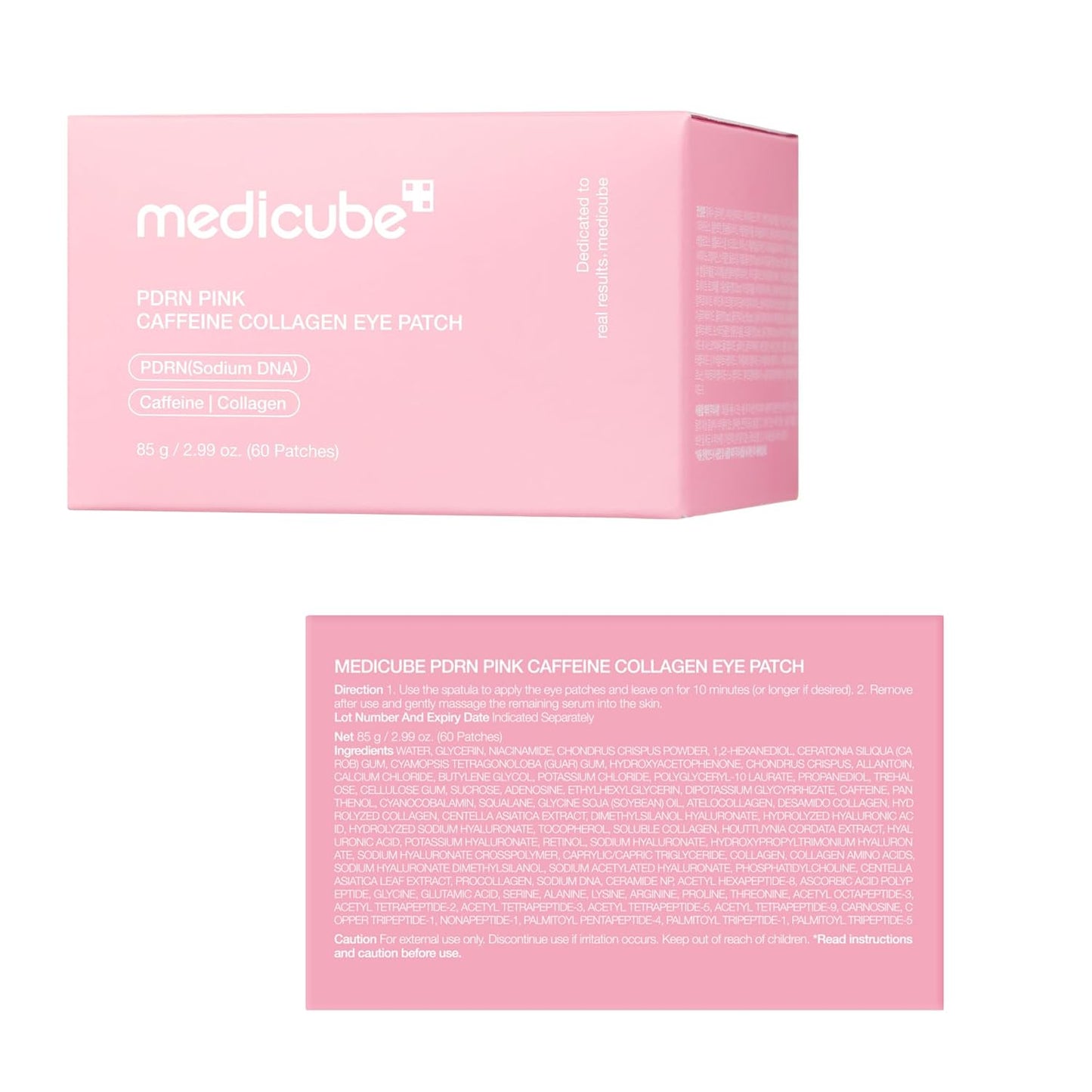PDRN Pink Caffeine Collagen Eye Patch