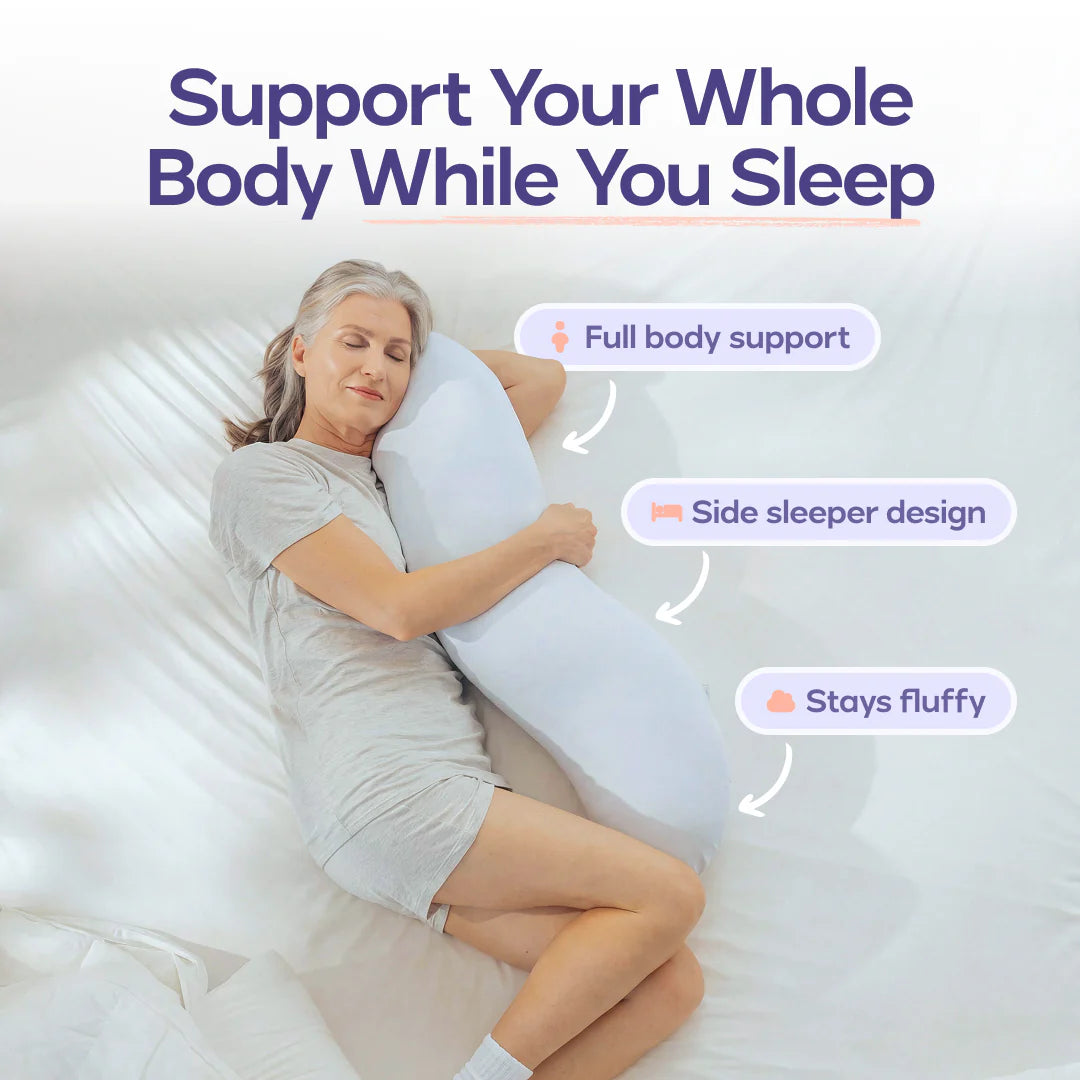 Wave Curve Side Sleeper Pillow
